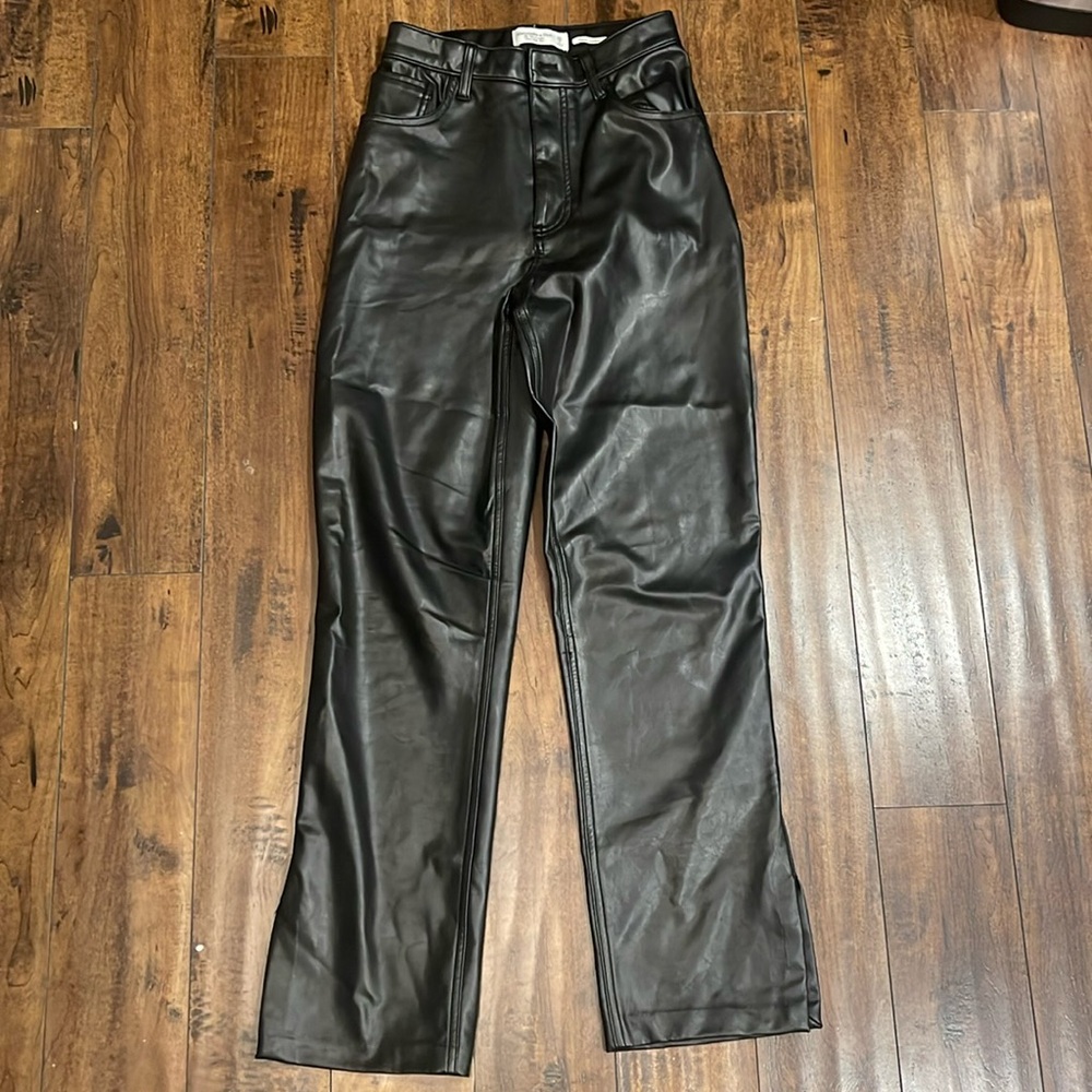 Abercrombie leather pants